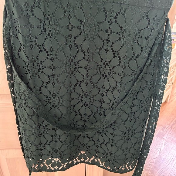 NWT LOFT Outlet dark green dress, size 4 - Picture 4 of 7